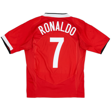 2004-06 Manchester United Maillot Domicile Ronaldo #7 - 7/10 - (M)