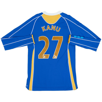2007-08 Portsmouth Domicile Maillot manches longues Kanu #27 - 10/10 - (M)