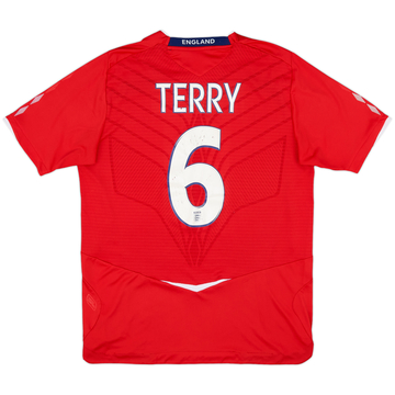 2008-10 England Maillot extérieur Terry #6 - 6/10 - (M)