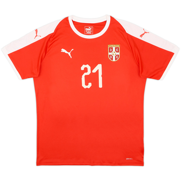 2018-19 Serbia Maillot Domicile Basique #21 - 8/10 - (M)