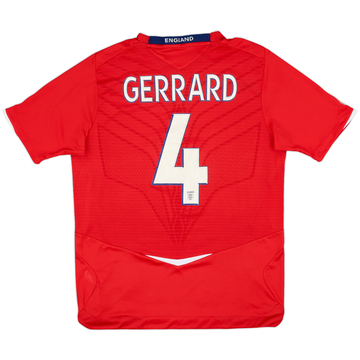 2008-10 England Maillot extérieur Gerrard #4 - 10/10 - (M)