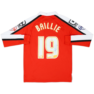 2014-15 Crewe Alexandra Maillot domicile ML signé Baillie #19 - 7/10 - (S)