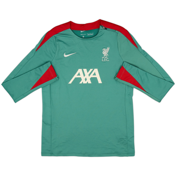 2024-25 Liverpool Nike 1/4 Zip Haut d'entraînement - 8/10 - (S)