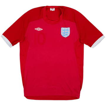 2010-11 England Maillot extérieur Rooney #10 - 4/10 - (L)