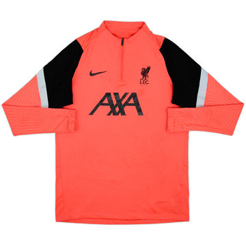 2020-21 Liverpool Nike Haut d'entraînement 1/4 Zip - 5/10 - (M)