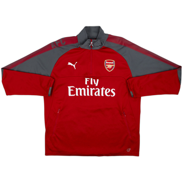 2017-18 Arsenal Puma Haut d'entraînement col zippé 1/4 - 8/10 - (XL)