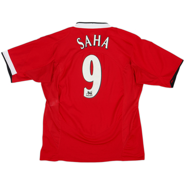 2004-06 Manchester United Maillot domicile Saha #9 - 7/10 - (L)