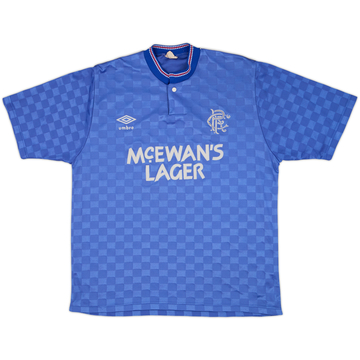 1987-90 Rangers Maillot Domicile - 5/10 - (S)