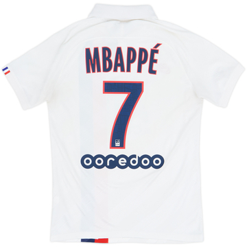 2019-20 Paris Saint-Germain Maillot Troisième Authentique Mbappe #7 - 9/10 - (S)