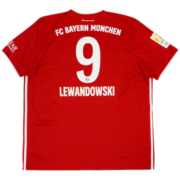 2020-21 Bayern Munich Maillot domicile Lewandowski #9 - 6/10 - (XXL)