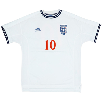 1999-01 England Maillot domicile #10 - 9/10 - (XL)