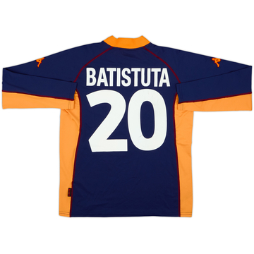 Maillot Third L/S Roma 2001-02 Batistuta #20 - 6/10 - (XXL)