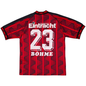 1995-96 Eintracht Frankfurt Maillot Domicile Bohme #23 - 6/10 - (M)