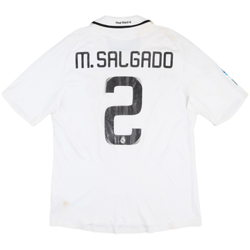 2008-09 Real Madrid Maillot domicile version joueur signé M.Salgado #2 - 4/10 - (L)