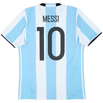 2016-17 Argentina Maillot Domicile Messi #10 - 5/10 - (M)