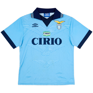 1996-97 Lazio Maillot Domicile Basique - 4/10 - (S)
