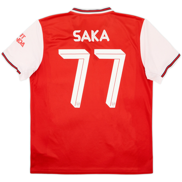 2019-20 Arsenal Maillot domicile Saka #77 - 6/10 - (L)