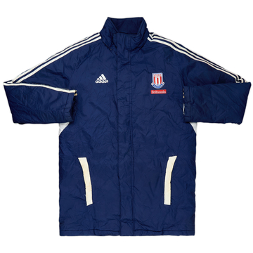 2010-11 Stoke City adidas Manteau de banc rembourré - 8/10 - (L)