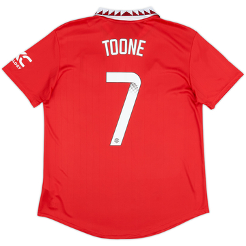 2022-23 Manchester United Maillot domicile Toone #7 - 9/10 - (Femme L)