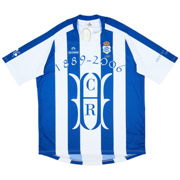 Maillot domicile Recreativo Huelva 2005-06 promotion spéciale « Ascenso 1º Divison » Pasion #12 (XL)