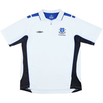 2005-06 Everton Umbro Polo zippé 1/4 - 8/10 - (L)