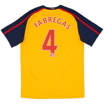 2008-09 Arsenal Maillot extérieur Fabregas #4 - 8/10 - (M)