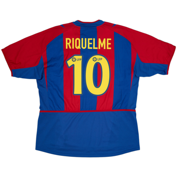 2002-03 Barcelona Maillot Domicile Riquelme #10 - 8/10 - (XL)