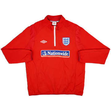 2010-11 England Umbro 1/4 Zip Haut d'entraînement - 6/10 - (XL)