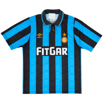 1991-92 Inter Milan Maillot Domicile - 6/10 - (M)