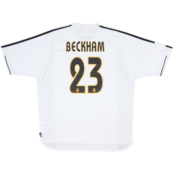 2003-04 Real Madrid Maillot Domicile Beckham #23 - 6/10 - (XL)