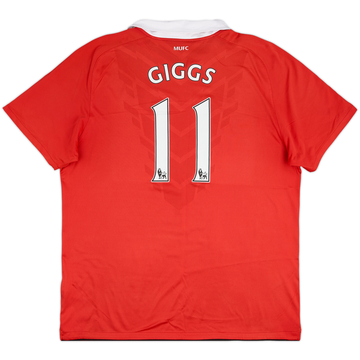 2010-11 Manchester United Maillot Domicile Giggs #11 - 6/10 - (XXL)