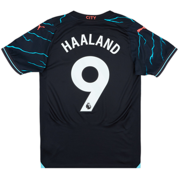 2023-24 Manchester City Maillot Third Haaland #9 - 10/10 - (S)