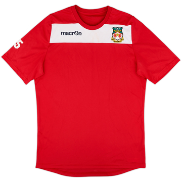 2016-17 Wrexham Maillot d'entraînement Macron version joueur #15 - 7/10 - (L)