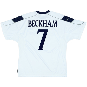 1999-00 Manchester United Maillot Third Beckham #7 - 10/10 - (XL)