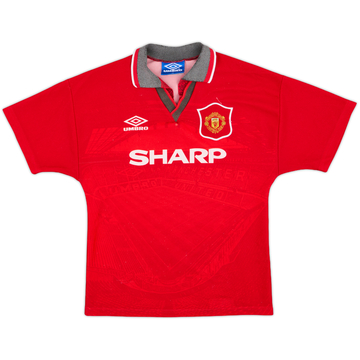 1994-96 Manchester United Maillot domicile - 6/10 - (L.Boys)