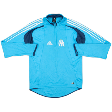 2004-06 Olympique Marseille adidas Sweat-shirt 1/4 zip - 8/10 - (M)