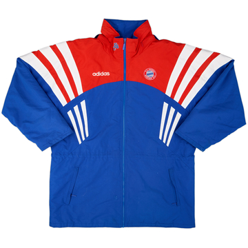 1995-97 Bayern Munich adidas Veste de survêtement à capuche - 8/10 - (XL)