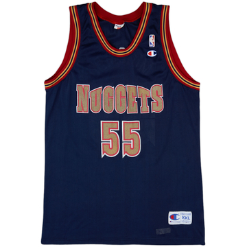 1993-95 Denver Nuggets Mutombo #55 Champion Maillot extérieur - 6/10 - (XXL)