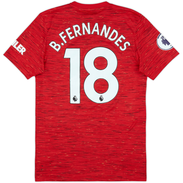 2020-21 Manchester United Maillot domicile B.Fernandes #18 - 7/10 - (S)