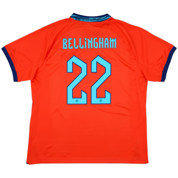 2022-23 England Maillot extérieur Bellingham #22 - 10/10 - (XL)