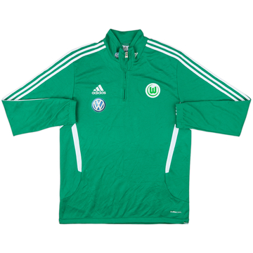 2011-12 Wolfsburg adidas 1/4 Zip Haut d'entraînement - 7/10 - (L)