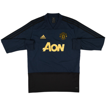 2018-19 Manchester United adidas Haut d'entraînement - 8/10 - (M)