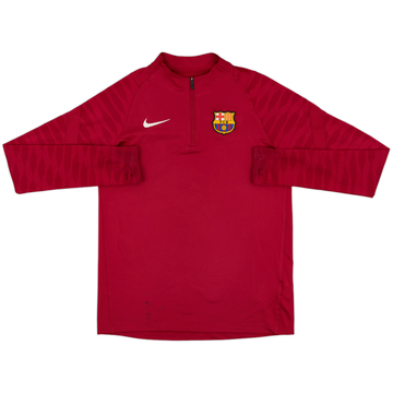 2021-22 Barcelona Nike 1/4 Zip Haut d'entraînement - 7/10 - (XL.Boys)