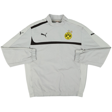 2012-13 Borussia Dortmund Puma Haut d'entraînement 1/4 Zip - 8/10 - (L)