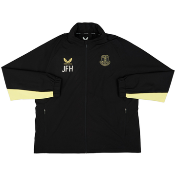 2024-25 Everton Castore Édition Staff Veste de Pluie à Capuche JFH - 8/10 - (XXL)