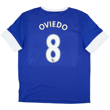 2012-13 Everton Maillot Domicile Oviedo #8 - 10/10 - (XL)