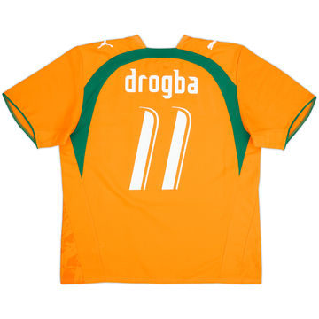 2006-07 Côte d'Ivoire Maillot domicile Drogba #11 - 8/10 - (XL)
