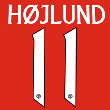 2023-24 Manchester United Home Hojlund #11 Set de flocage