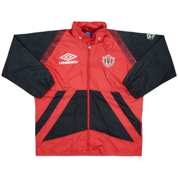 1996-97 Manchester United Umbro Veste de survêtement à capuche - 8/10 - (L)