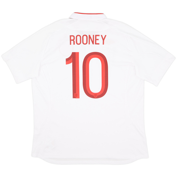 Maillot Domicile Angleterre 2012-13 Rooney #10 (XXL)